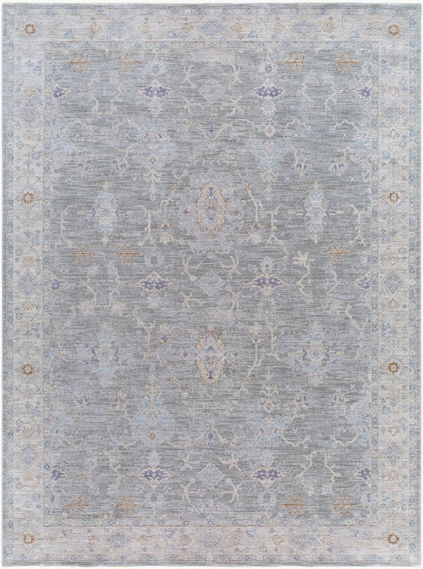 Livabliss Virginia Traditional High Low Pile Turkish Runner Rug for Hallways and Entryways Sage, Lavender 7'10" x 10'8" VGN2303-7101010