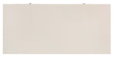 Homelegance By Top-Line Amos White Finish Beige Linen Drawer Face Dresser White MDF