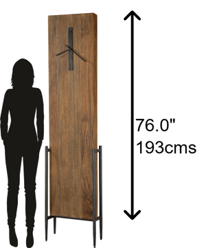 Hekman Furniture 615102 Bedford Park Grandfather Clock - Elegant Solid Mango Wood & Hand-forged Iron Base Design  Bedford Park Grandfather Clock 615102