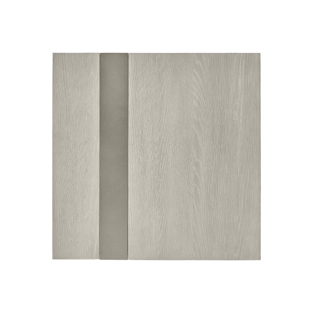 Bernhardt Bernhardt Tempo Side Table With Wire-Brushed Oak Top & Satin Nickel Sculptural Metal Base, 24" H 346126