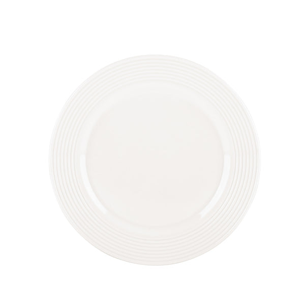 Lenox Tin Can Alley Seven Degree Accent Plate White, WHITE PORCELAIN 6376024