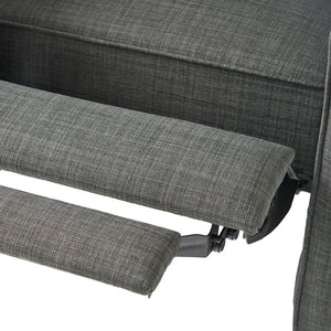English Elm Christopher Knight Home® - Dark Grey Linen Push Back Chair with Plush Ergonomic Padding, Durable Frame & Breathable Linen Finish 52422.00FPGRN