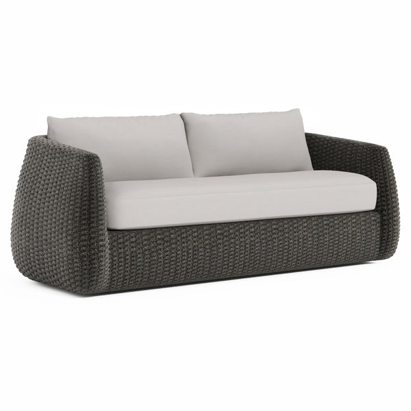 Bernhardt Bernhardt Sarene Outdoor Sofa — All-Weather Woven 88" Deep-Seat Sofa With Plush Cushions, Customizable - Made to Order O4477A