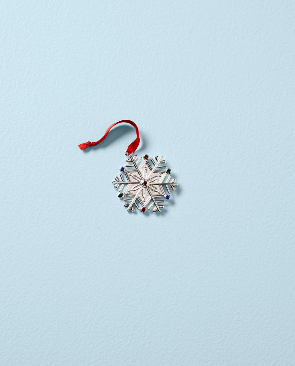 Lenox Jeweled Snowflake Ornament Multi, ALUMINUM METAL 893033