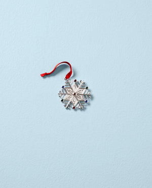 Lenox Jeweled Snowflake Ornament Multi, ALUMINUM METAL 893033
