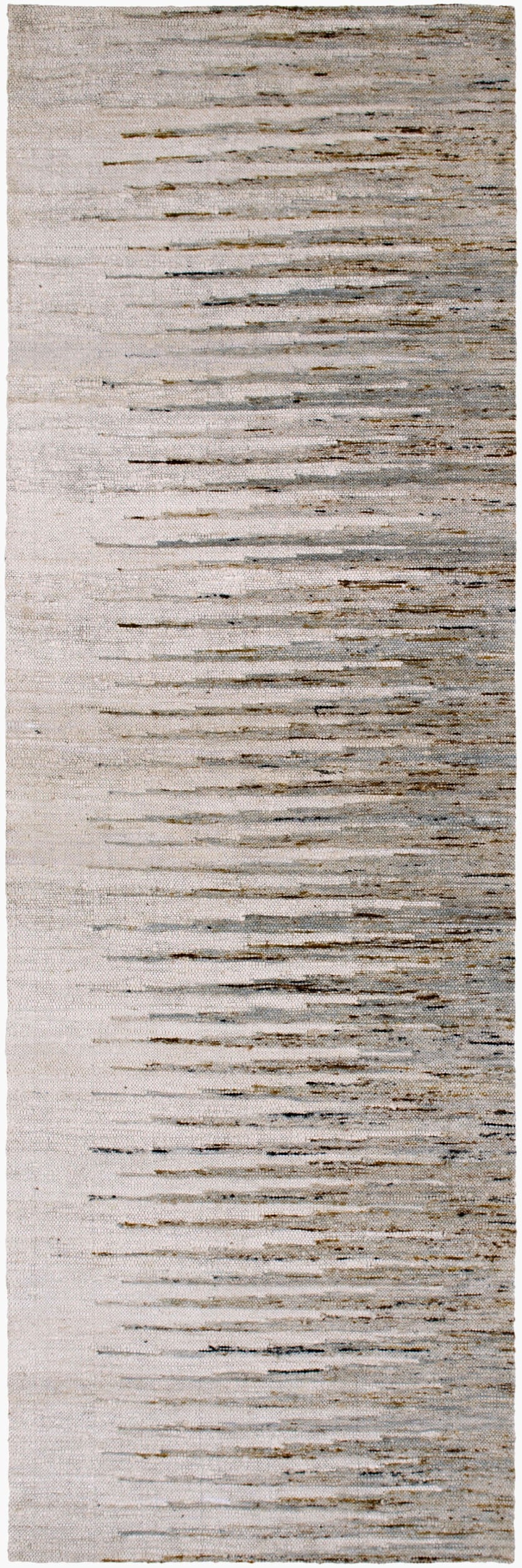 Surya Vibe Vib-1002 2'6" X 8' Handmade Recycled Silk Rug - Modern Décor, Durable & Eco-friendly Charm Gray Recycled Silk Vib1002-268