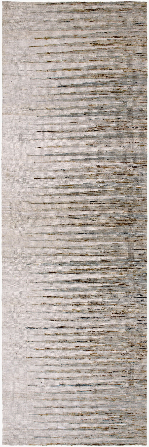 Surya Vibe Vib-1002 2'6" X 8' Handmade Recycled Silk Rug - Modern Décor, Durable & Eco-friendly Charm Gray Recycled Silk Vib1002-268