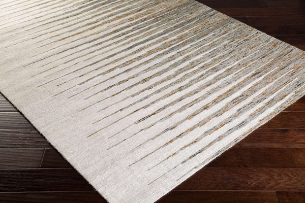 Surya Vibe Vib-1002 2'6" X 8' Handmade Recycled Silk Rug - Modern Décor, Durable & Eco-friendly Charm Gray Recycled Silk Vib1002-268