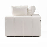 VIG Furniture Divani Casa Vicki - Modern Off-White Fabric Modular Corner Seat VGKK-KF.8033-CORNER-IVORY