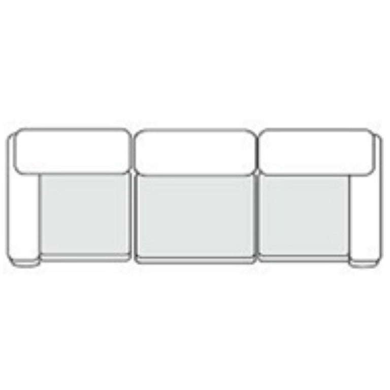 VIG Furniture Vicki Modern Grey Mushroom 3-Piece Modular Sectional Sofa With Removable Cushions & Sleek Arms VGKK-KF.8033-SECT-GRY-3-Piece Sectional