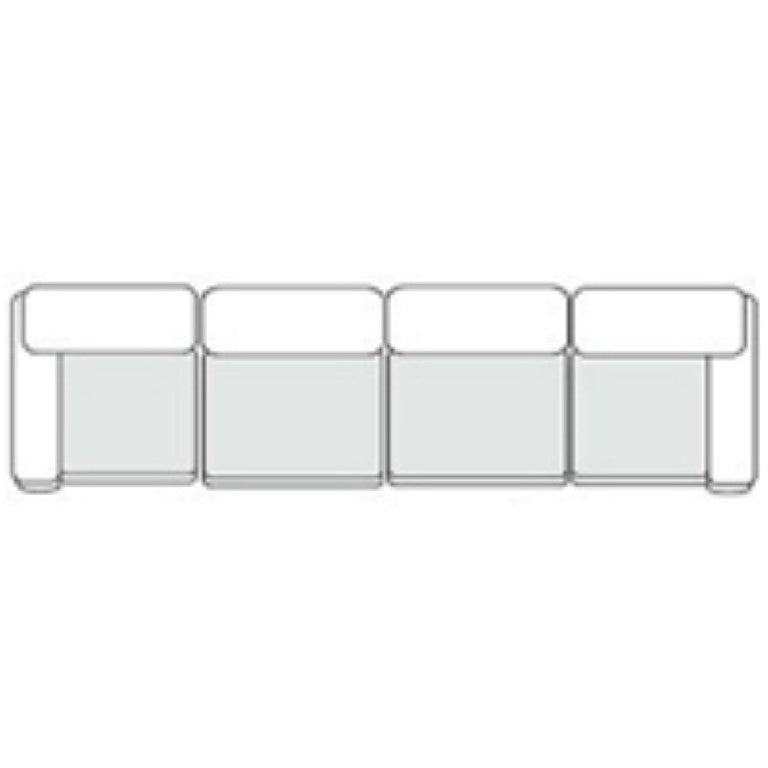 VIG Furniture Vicki Modern Grey Modular Sectional Sofa, 4-Piece Convertible Set With Removable Covers, Plush Comfort VGKK-KF.8033-SECT-GRY-4-Piece Sectional