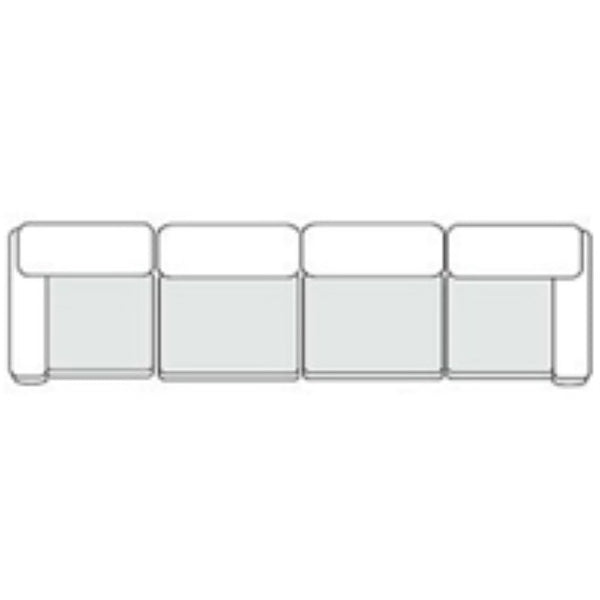 VIG Furniture Vicki Modern Grey Modular Sectional Sofa, 4-Piece Convertible Set With Removable Covers, Plush Comfort VGKK-KF.8033-SECT-GRY-4-Piece Sectional