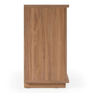 VIG Furniture Victoria Italian Modern Walnut Caracalla Buffet With 4 Doors, Adjustable Shelves, Matte Veneer, Made In Italy (78.7"W) VGAC-VICTORIA-BUF