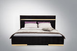 VIG Furniture Queen Nova Domus Montblanc Modern Black & Gold Bedroom Set VGHB-MONTBLANC-SET-Q