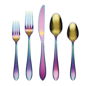 Lenox Cambridge Delia Rainbow Mirror 20-Piece Flatware Set NO COLOR METAL 501020CWR12