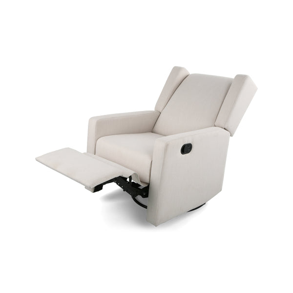English Elm Christopher Knight Home® - Swivel Recliner Pushback Chair with Lever & Wingback Design, Space-Saving Swivel Recliner for Living Room Beige 67547.00BGE