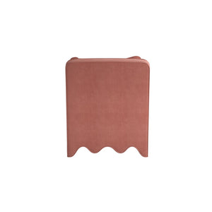 A.R.T. Furniture Lowry Accent Chair - Playful Elegance with Plush Comfort, Scalloped Base, and Versatile Style for Any Room Terracotta Rose 738514-5000AA