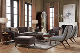 Bella Slipper Chair Black CC Collection CC206-400 Hooker Furniture