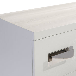 Bernhardt Bernhardt Coro Nightstand With Azucar Soft-Close Drawers, Stainless Accents & Built-In Usb Charging 316232