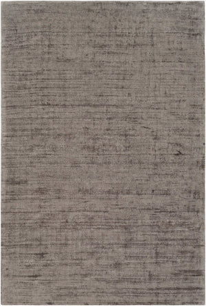 Surya Viola 2' X 3' Handmade Viscose Rug – Luxurious Low Pile Area Rug With Glamorous Sheen, India Craftsmanship Charcoal Viscose Vio2005-576