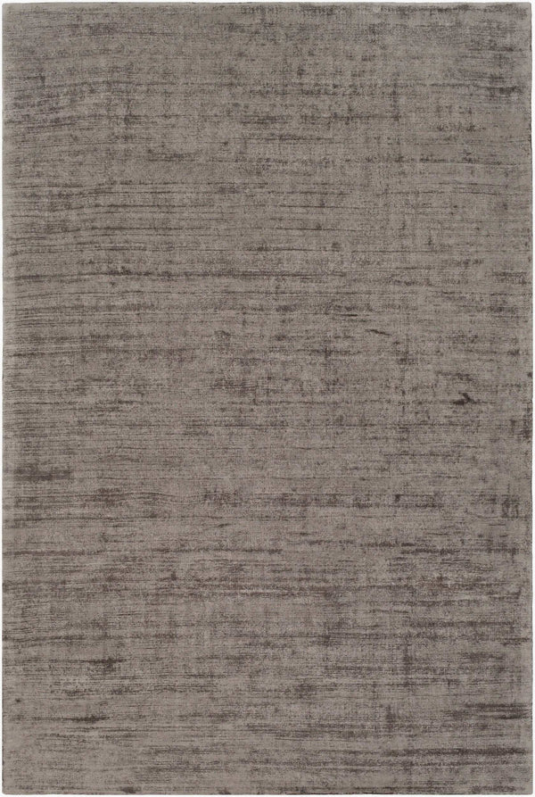 Surya Viola 2' X 3' Handmade Viscose Rug – Luxurious Low Pile Area Rug With Glamorous Sheen, India Craftsmanship Charcoal Viscose Vio2005-576