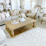 Orian Rugs My Texas House  Cotton Blossom Machine Woven Polypropylene Cottage/Country Area Rug Natural Polypropylene