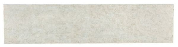 Hooker Furniture Melange Sculptural Snaked Console Table In Cream Textured Finish — Narrow Modern Sofa & Entryway Piece 628-85158-05