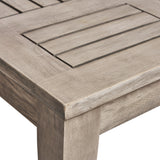 Christopher Knight Home® - Noble House - - Hampton Acacia Wood Coffee Table Light Gray