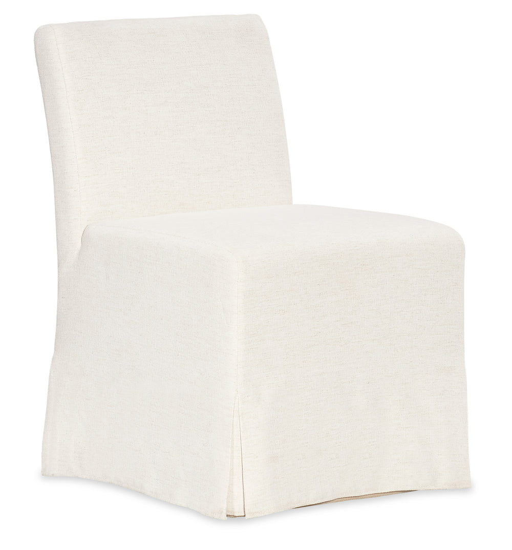 Hooker Furniture Commerce and Market Ren Upholstered Dining Chair Skirted Base Performance Fabric Seat 7228-75026-403