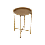 Christopher Knight Home® - Noble House - Beaufait Vintage Style Handcrafted Iron Tray Top Side Table