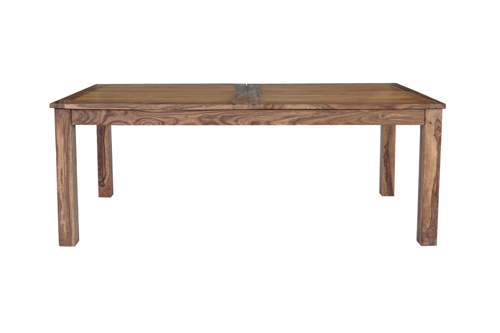 Porter Designs Porter Urban Solid Sheesham Wood Double Leaf Dining Table - Versatile Seating & Modern Style Brown Wood 07-117-01-1129