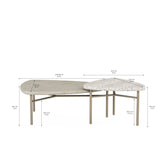 A.R.T. Furniture Cotiere 2 Piece Bunching Cocktail Tables 299362-1243 Beige 299362-1243