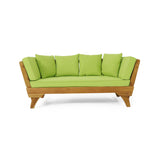 Christopher Knight Home® - Noble House - Serene Outdoor Acacia Wood Expandable Daybed with Cushions