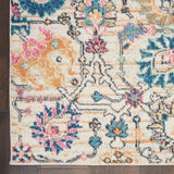 Nourison Passion PSN01 Machine Made Power-loomed No Border Indoor Only Bohemian Transitional Rug Ivory,Multi, Ivory Multicolor 100% Polypropylene 99446477163