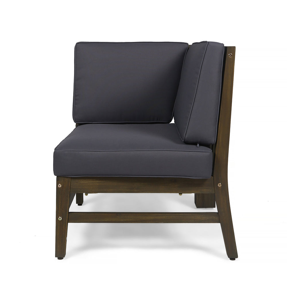 English Elm Perla Armless Accent Chair Tailored Low Profile Upholstered Seat for Living Room 58941.00CONGDGRY