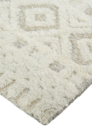 Feizy Rugs Anica Hand-tufted Wool Area Rug - Bohemian Style, Neutral Colors For Living Rooms And Nurseries Ivory,Tan Wool Anc8010fbge000c00