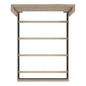 Homelegance By Top-Line Harlyn Tufted Linen Wingback Bed Beige Linen