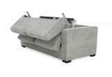 VIG Furniture Divani Casa Vlad - Modern Grey Fabric Sofa Bed VGSX-9828-SFBD-SLATE