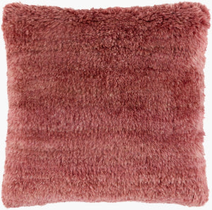 Surya Velan Handcrafted Cotton Wool Blend Square Accent Pillow for Sofas and Armchairs VLAN001-2222