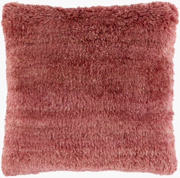 Surya Velan Handcrafted Cotton Wool Blend Square Accent Pillow for Sofas and Armchairs VLAN001-2222