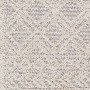 Livabliss Valencia Bohemian Global High Pile Area Rug with Fringe Border for Entryways Medium Gray, Cr 2' x 2'11" VLC2315-23