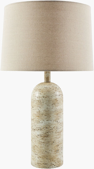 Surya Valle Traditional Accent Table Lamp - 25" Height, Elegant Design & Warm Glow For Home Decor Body, Khaki,Shade (Outside), Wheat,Shade (Inside), White,Finial, Khaki,Harp, Metallic ,Gold,Cord, Translucent Resin,Linen,Linen,Linen,Plastic,Resin Vle-001
