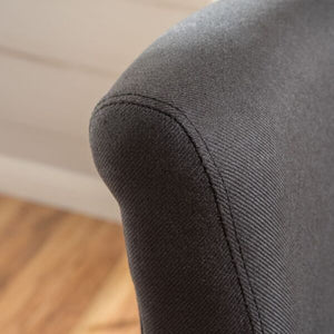 English Elm Swivel Counter Stool with Fabric Seat and Solid Birch Legs for Kitchen Entertaining 57178.00F