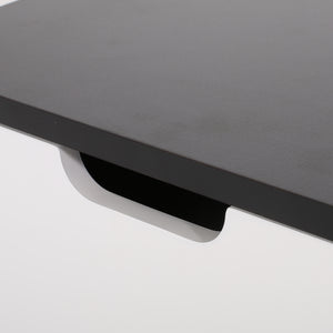 English Elm Christopher Knight Home® - END TABLE Mid-Century Modern Two-Toned End Table with Drawer, Faux Wood Top & Splayed Legs for Living Room Black White 66761.00BLKWHT