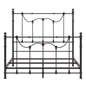 Homelegance By Top-Line Roshan Victorian Iron Metal Bed Dark Bronze Metal