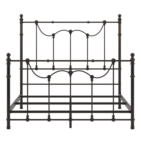 Homelegance By Top-Line Roshan Victorian Iron Metal Bed Dark Bronze Metal