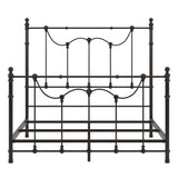 Homelegance By Top-Line Roshan Victorian Iron Metal Bed Dark Bronze Metal