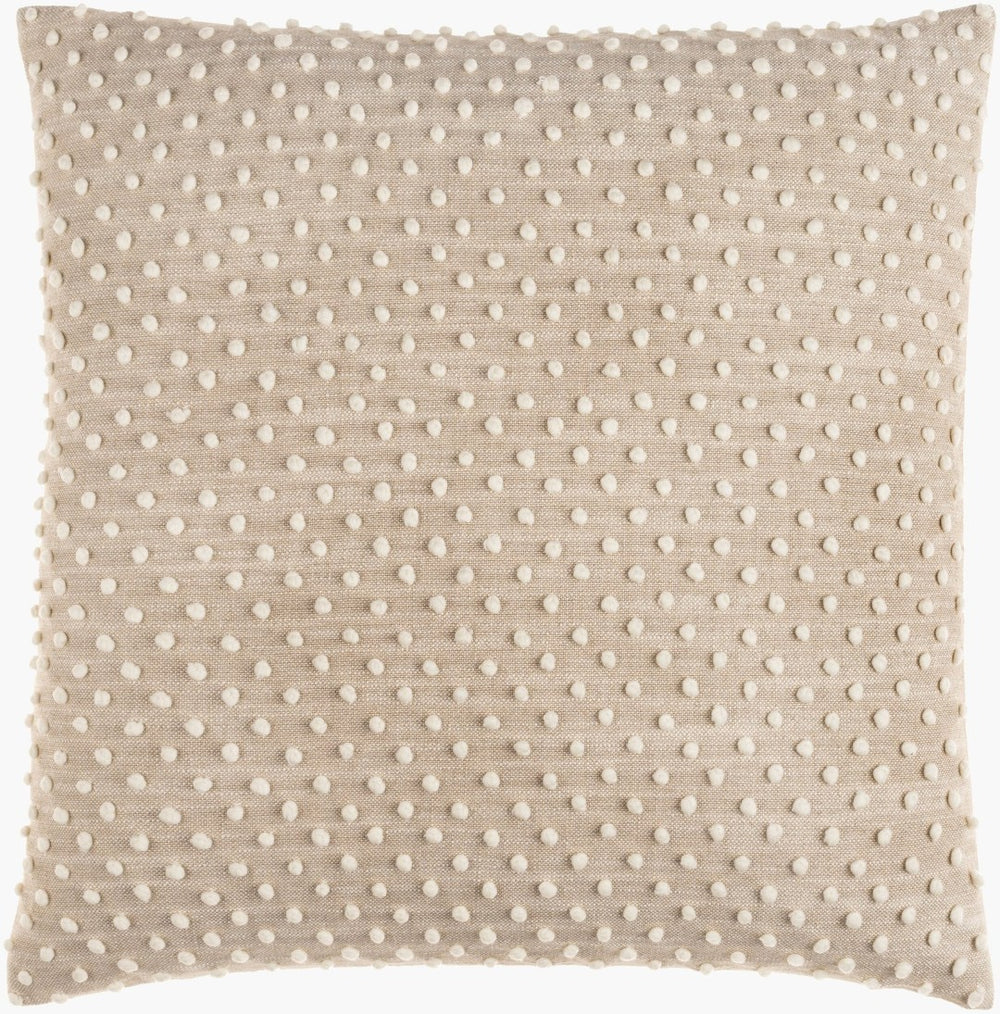 Surya Valin Handcrafted Cotton Throw Pillow Square Cottage Accent for Sofas and Reading Nooks VLN001-1818