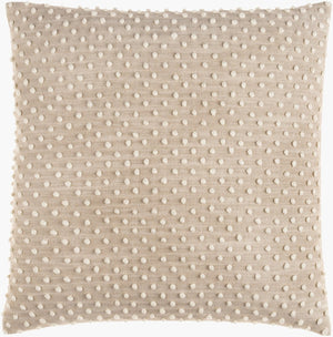 Surya Valin Handcrafted Cotton Throw Pillow Square Cottage Accent for Sofas and Reading Nooks VLN001-1818