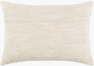 Surya Valin Cottage Style 13"L X 20"W Durable Cotton-linen Blend Lumbar Pillow Cover For Cozy Living Spaces Oatmeal Cotton,Linen Vln002-1320